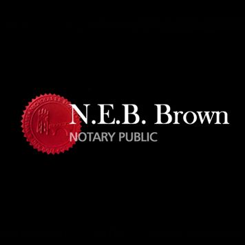 Nicholas E.B. Brown, Notary Public